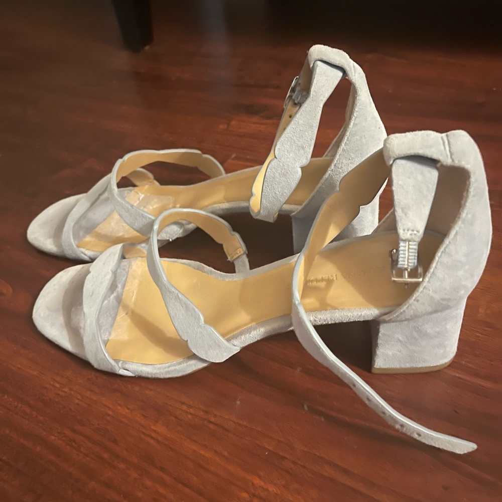 Banana Republic brand, light blue suade sandles, size 7.5